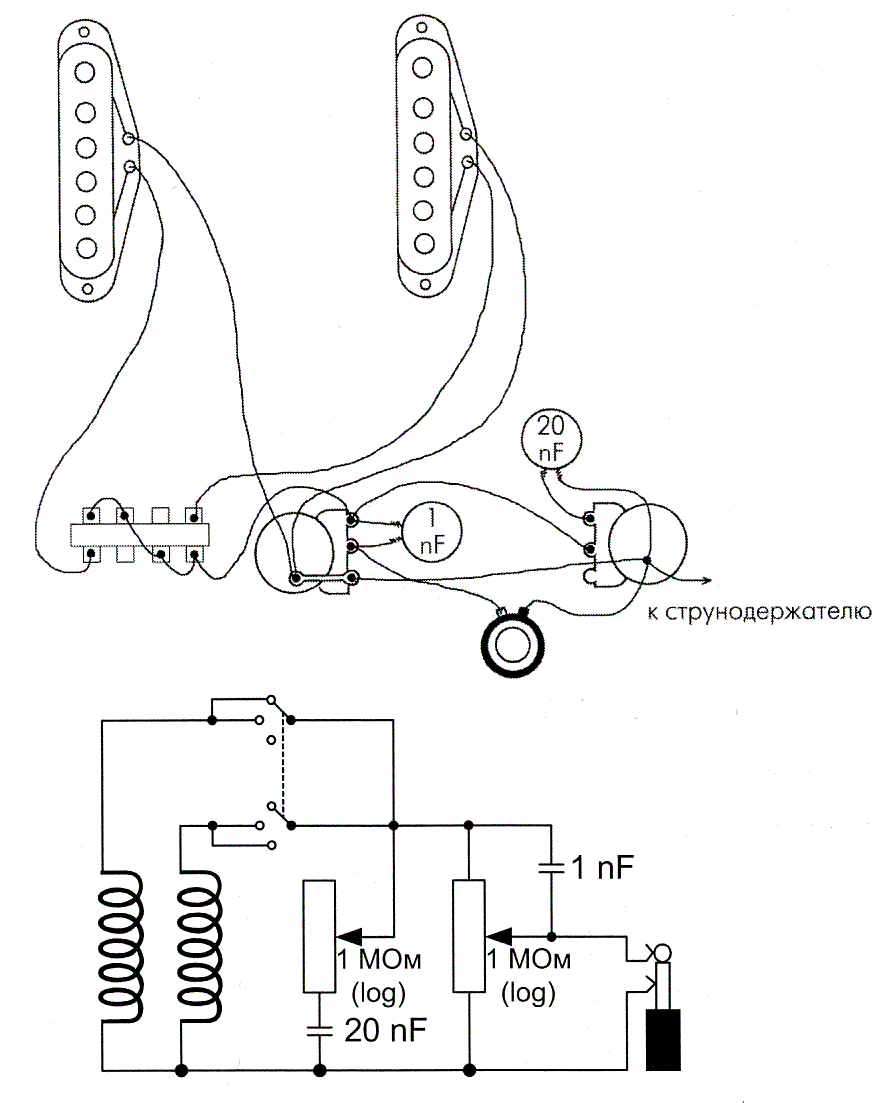 Схема телекастера